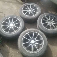 رینگ و لاستیک اسپرت سایز 16ایتالیایی 8پیچ