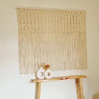 سفارش انواع پرده و رومیزی مکرومه