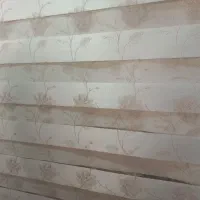 ۴ پرده زبرا طرح گلدار