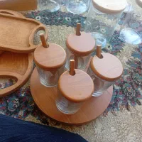 ظروف چوبی تقریبا نو
