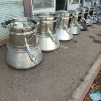 دستگاه گلاب گیری استیل و سماور گازی صنعتی