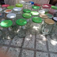 ۵۰ قوطی شیشه ای سالم