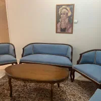مبلمان ۶ نفره تمام چوب