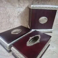 جا دستمال کاغذی ،سطل ،جا کاردوچنگال