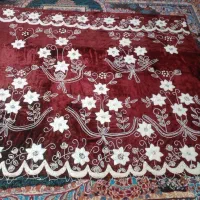 روتختی یا روکرسی تمام پولک منجوق دوزی کاردست قدیمی