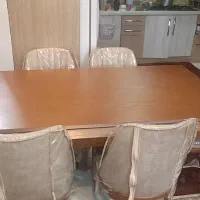 میزنهارخوری۶نفره نو و استفاده نشده چوب راش
