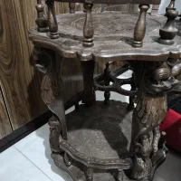 میزبار تمام چوب منبت کاردست هند