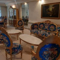 ست مبل ۹ نفره و ناهارخوری ۱۰ نفره و میز عسلی