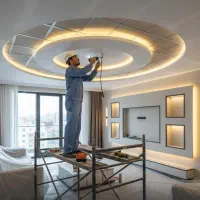 اجرای تخصصی کناف، تی وی وال، سقف کاذب