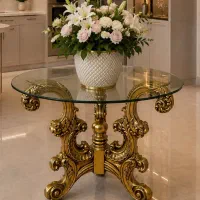 میز  سلطنتی اکسسوری و کنار سالنی و غذاخوری