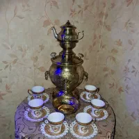 سماور ذغالی برنجی