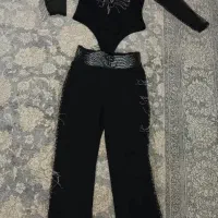 لباس مجلسی نگین کار شده