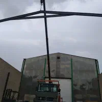 جرثقیل خاور و ده تن دکل بلند