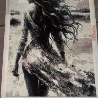 نقاشی الماسی کار شده و کامل