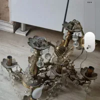 لوستر برنز سه شاخه
