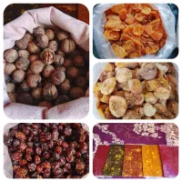 انجیر کردی ، گردو ، برگه زردالو