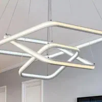 لوستر مدرن با ریموت و نور دو طرفه