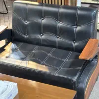 نیم‌ست ۴ نفره خلبانی چوبی + میز جلو مبلی