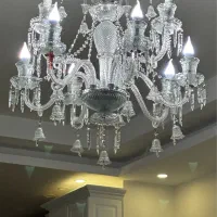 جفت لوستر باکارات ۹ شاخه