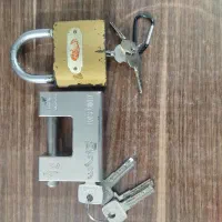 قفل کتابی ضد سرقت اصل و یک قفل آویز