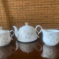 قوری،قندان، خامه ریز