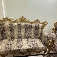 فروش مبلمان سلطنتی کارکرده + ناهارخوری ۴ نفر|مبلمان خانگی و میز عسلی|تهران, صاحب الزمان|دیوار