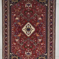 فرش دستباف مرینوس کشکولی طرح عرب چِرپانلو