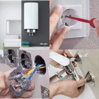 نصب شیرآلات  برق کشی. تاسیسات ساختمان