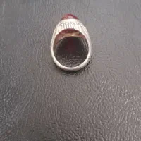 انگشتر نقره یاقوت