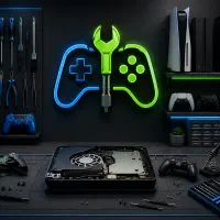 تعمیر  کنسول ps4 ps3 ps2 ps1 xbox360xbox1