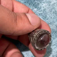 انکشتر مردانه نقره دور نجف