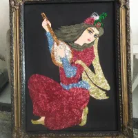 تابلو پولک دوزی