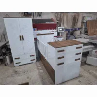 تخت نوزاد وکمد دودرب نوجوان سرویس خ