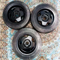 4عدد رینگ اسپرت 14 تیبا،ساینا،کوییک + لاستیک هدیه