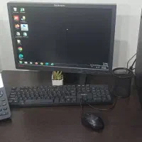 مینی کیس hp -g1 با مانیتور کیبرد و ماوس