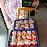 نیرو جوان وارد به کار برای خورد کردن مرغ و ماهی