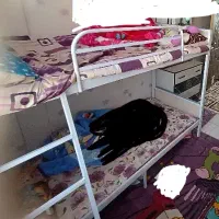 تخت کودک دوطبقه ومقداری لوازم دیگه