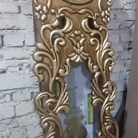 ساعت ایستاده تمام چوب طلایی