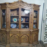 بوفه دو تیکه سالم از چوب گردو