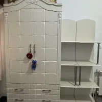 کمد به همراه ۲عدد استند مجزا کل کار با روکش وکیوم