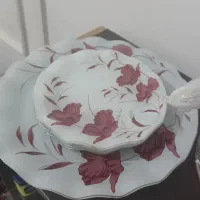 مقداری ظروف پذیرایی