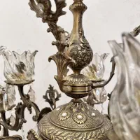 ۲عدد لوستر برنزی ۸ و ۱۰ شاخه
