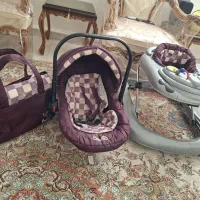 کریر و روروئک و ساک بچه ب همراه صندلی نشیمن