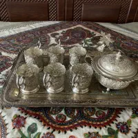 سرویس نقره دست‌ساز، مارک فرقدانی (عیار ۸۷)