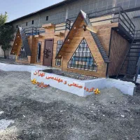 کانکس ۴×۱۰ روف گاردن نما چوب