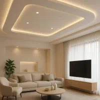 اجرای کناف تایل کمپارس  دیوار پارتیشن