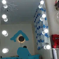 آینه قدی چراغ دار