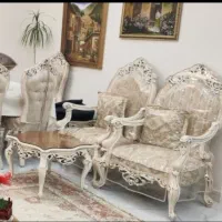 مبل استیل و نهار خوری چوب راش سفارشی نو نو جهیزیه