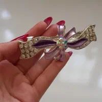 گیره‌سر طرح لیلیوم بنفش
