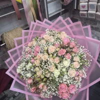 دسته گل رز مینیاتوری
